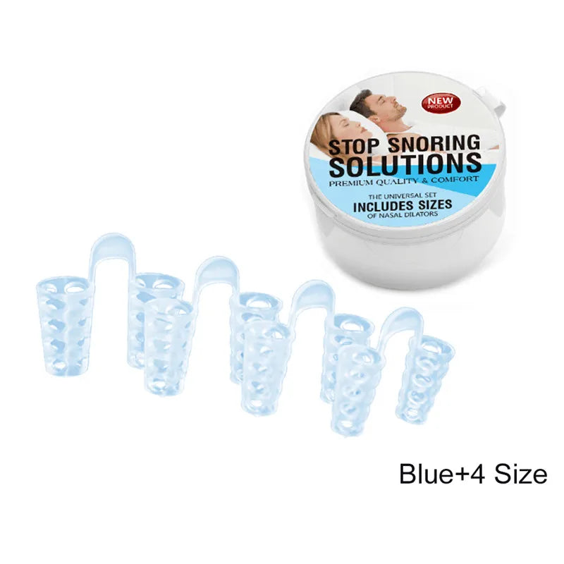 Anti Snoring Anti Snore Nose Clip Silicone Snoring Solution Device Snore Stopper Sleeping Aid Nasal Dilators Health Care