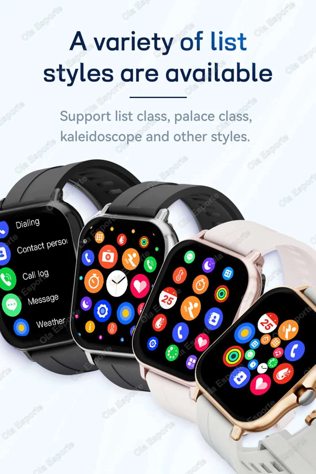 Outdoor Sports Smart Watch Wireless Calling Information Reminder Wallpaper Change Men's and Women's Waterproof Smartwatch 2025