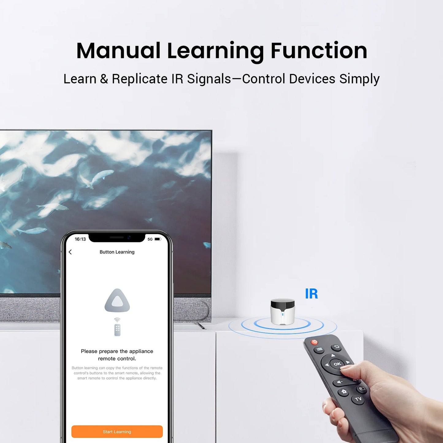BroadLink RM5 PLUS Smart Remote Control Wifi RF IR Bluetooth Hub Controller Timer Voice Control Work For Alexa Google Assistant