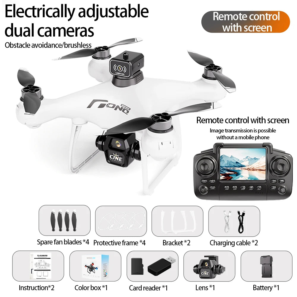 E55 Air Screen Control Drone Professional Wide RC Dron HD 4K Camera Foldable Helicopter Aircraft Quadcopter Drone Kid Gift Toys