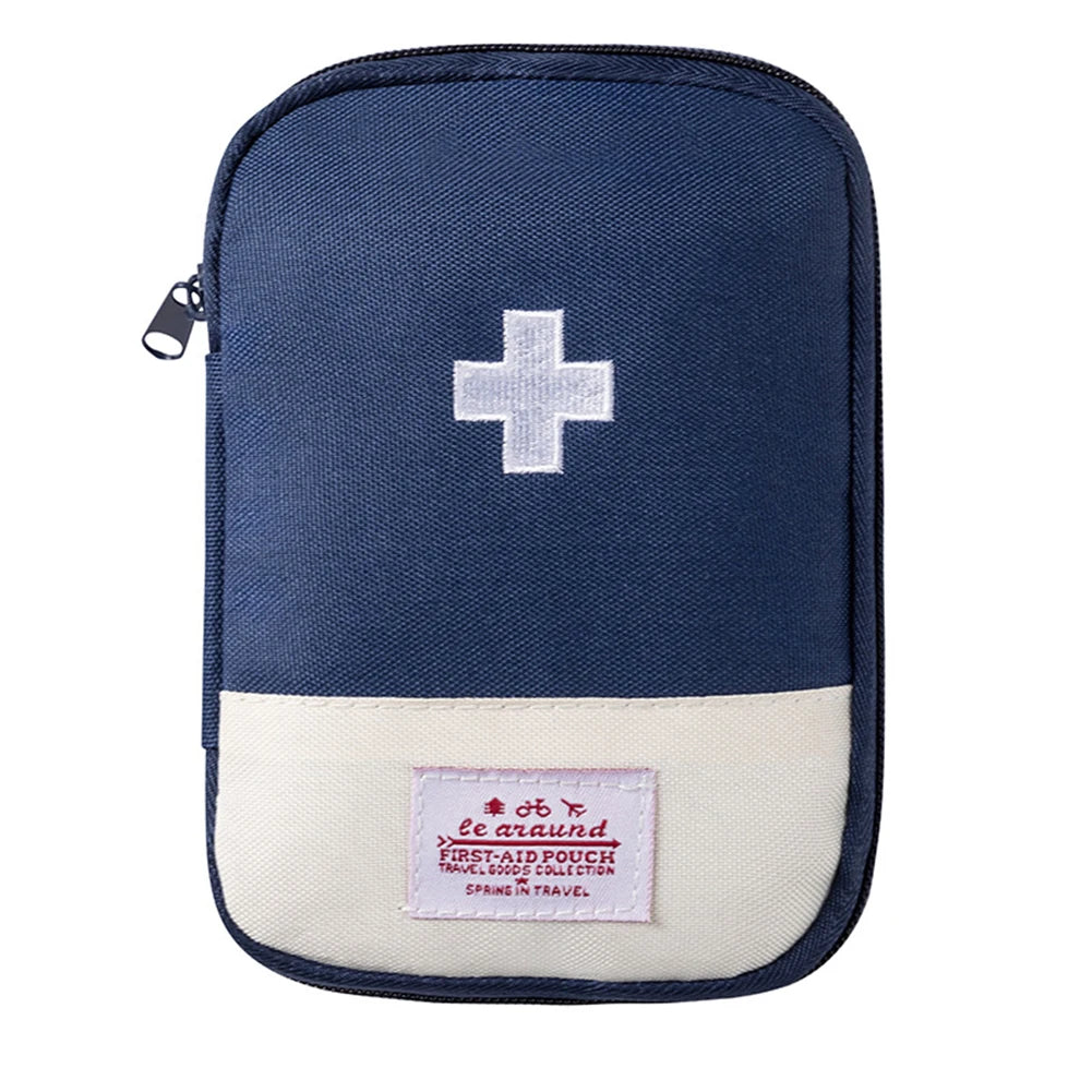 Mini First Aid Pouch Portable Small Emergency Medicine Storage Bag Medicine Bag for Outdoor Camping Hiking Home Travel Emergency