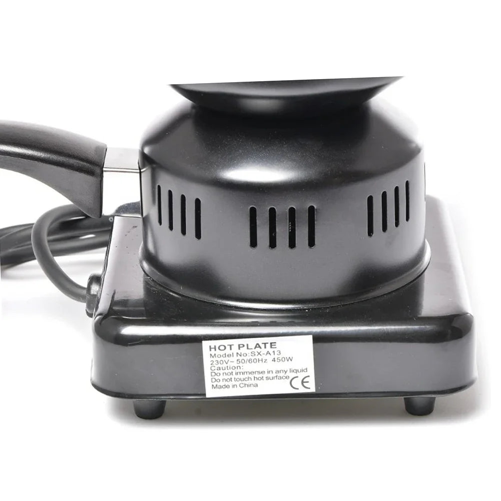 600W Electric Stove Charcoal Burner Coal Heater Shisha Hookah Heating Coal Lighter Stove for Portable Detachable BBQ Party Tool