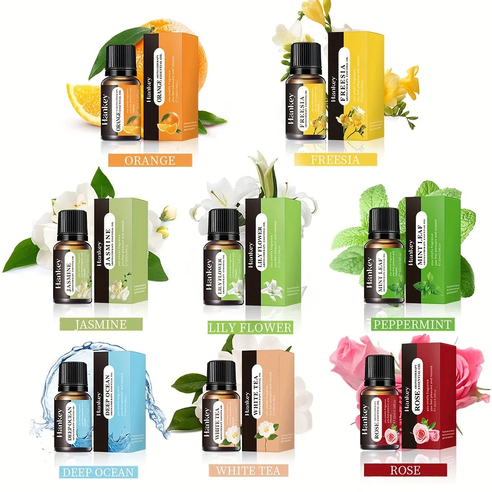 6-Piece Essential Oil Set with 6 Fragrance Options -Oils for Aromatherapy, Used For Diffuser Aroma