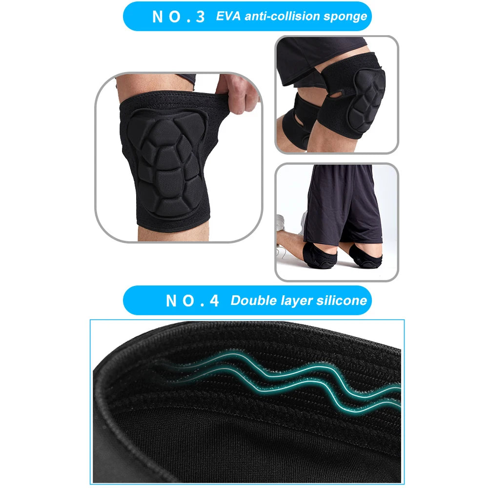 1Pair Breathable Anti-slip Elbow Knee Pads Mountain Bike Cycling Protection Dancing Knee Brace Support MTB Knee Protector Ride