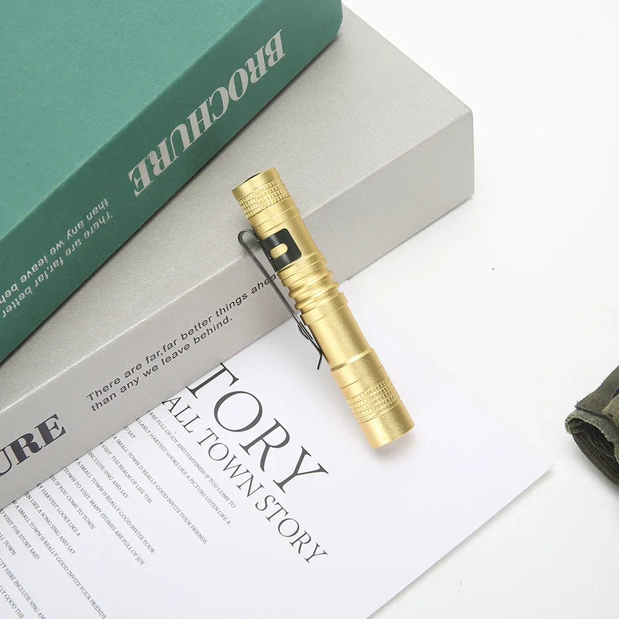 Small Mini LED Flashlight Handheld Pen Light Flashlight Tactical Pocket Torch PenLight with Clip Led Pen Flashlight