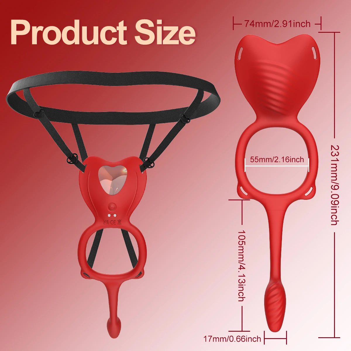 App Control Wearable Panty Vibrator Female 9 Vibration with Wireless Control Penis Ring Clitoral Stimulator Adult Sexy Toys 18+