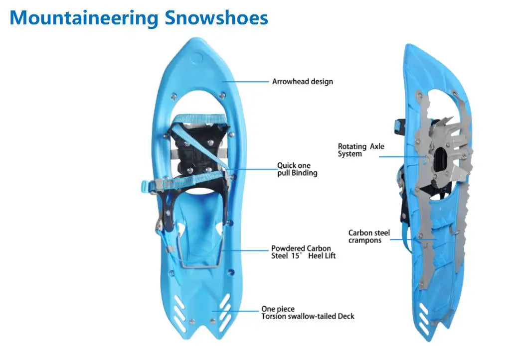 30 Inch Lightweight Snowboard Aluminum Alloy Outdoor Snow Walking Shoes Snowshoes