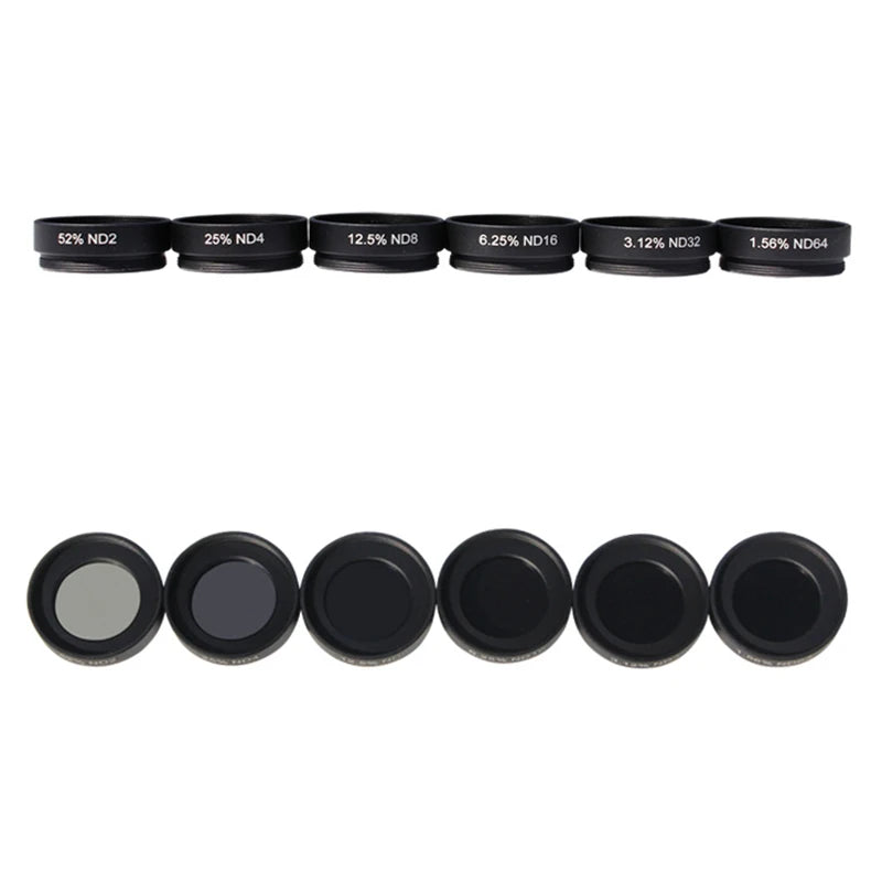 Agnicy Astronomical Telescope Accessories 1.25 Inch Filter Medium Gray Density ND2 ND4 ND8 ND16 ND32 ND64