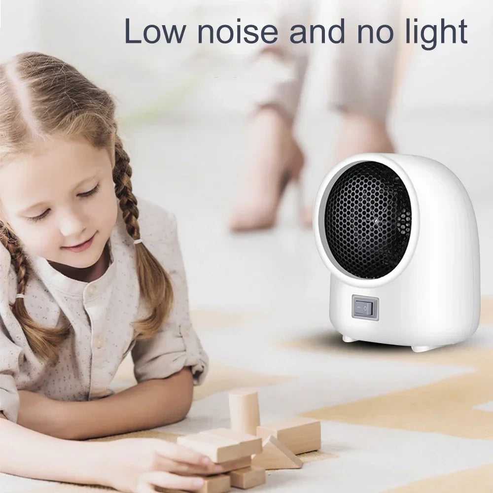 400W Mini Electric Heater 2-speed Quick Heating Home Electric Heater 220V/110V Hot Fan Overheating Protection Air Heat