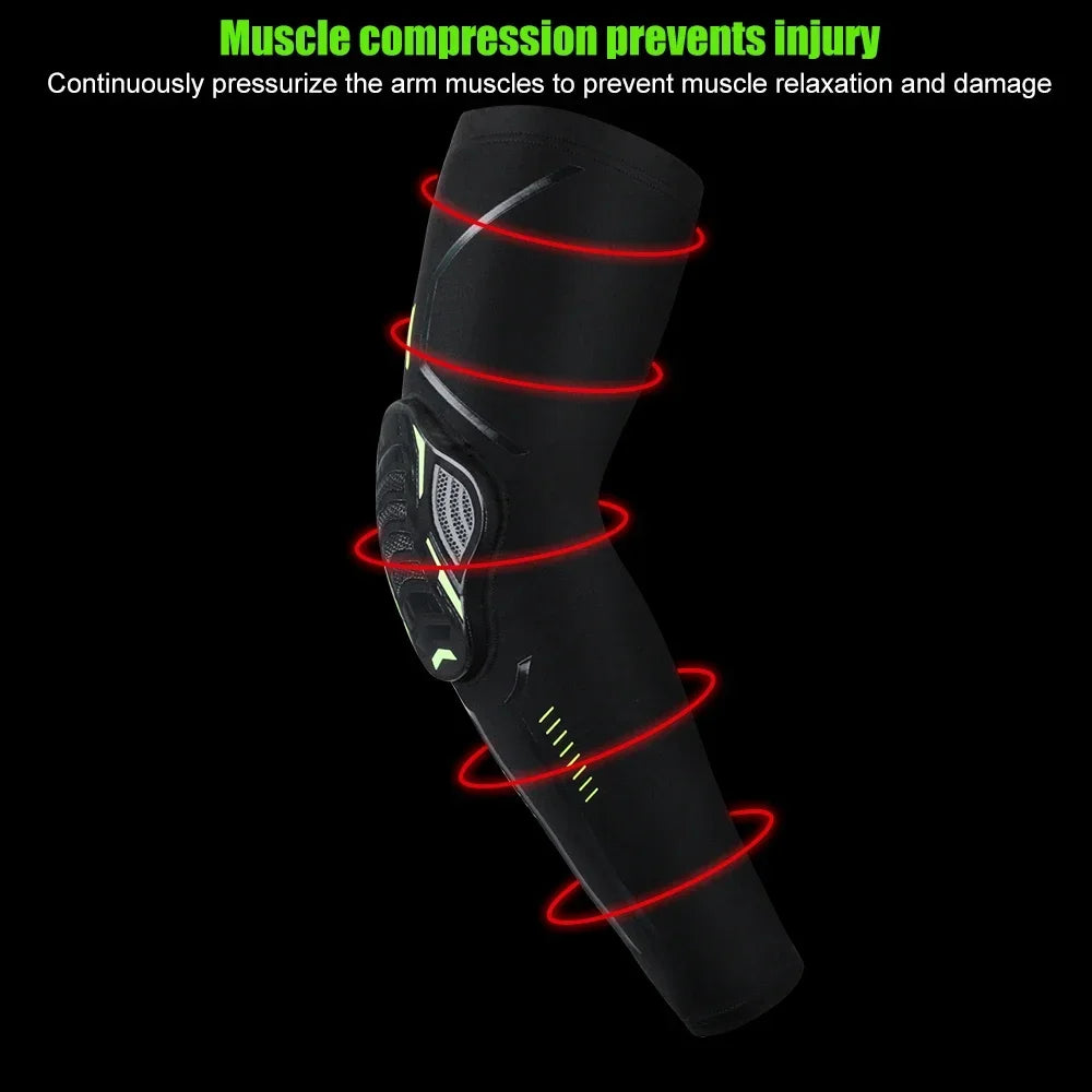 Kids Arm Elbow Sleeve Pads 5-15 Years Children Youth Sports Compression Protective Elbow Guard for Basketball, Football, Cycling