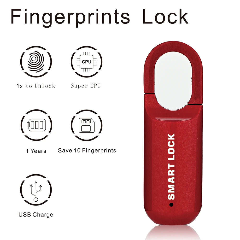 fingerprint padlock
