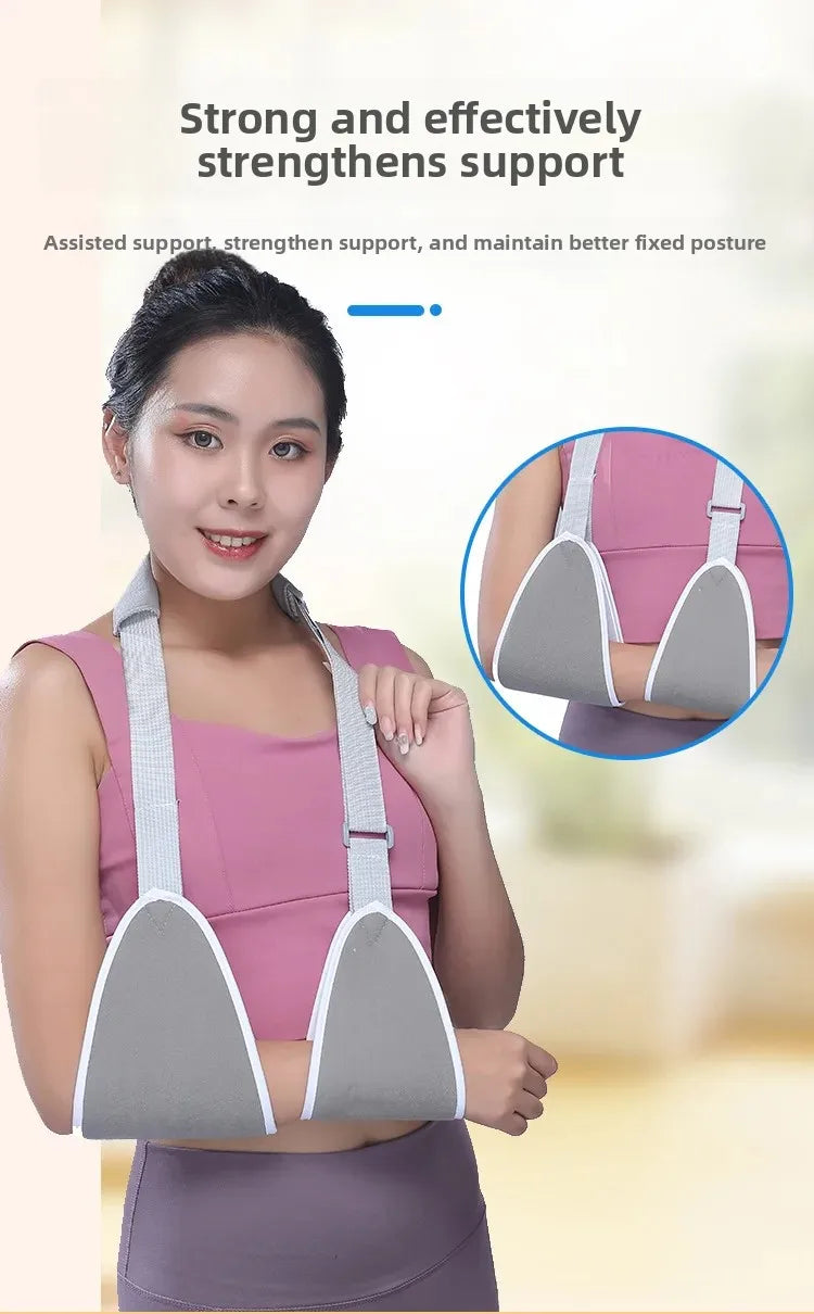 Premium Arm Sling & Forearm Support Brace - Adjustable Shoulder/Elbow Immobilizer with Breathable Mesh & Padded Comfort