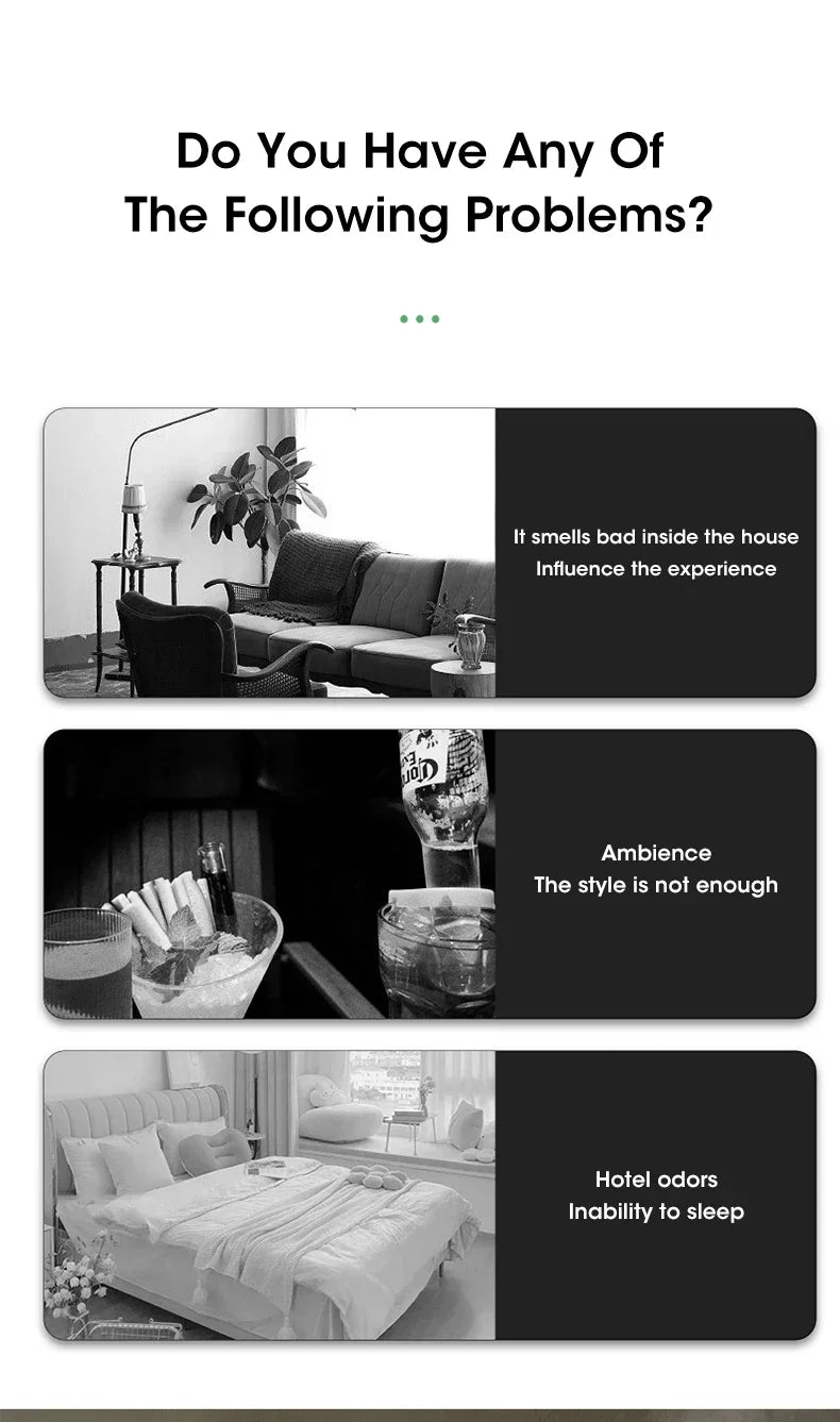 Automatic Circulating Aroma Diffuser Smart Air Scent Machine Home Essential Oil 50ml Tank Spray Fragrance Dispenser for Bedroom
