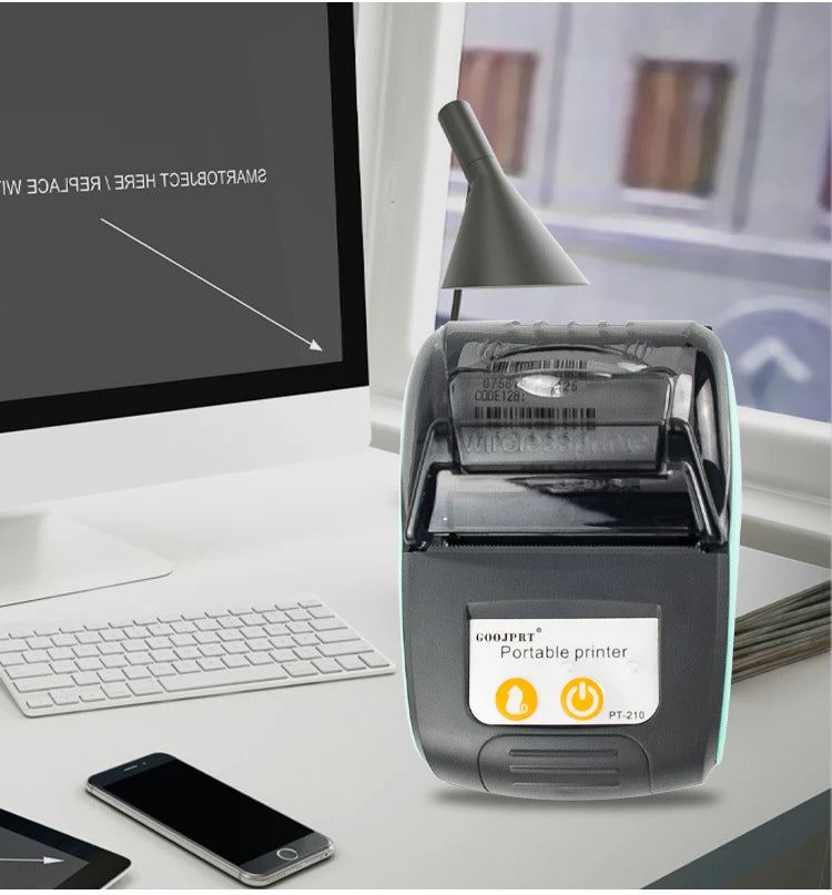 Mini Receipt Printer Portable, Bluetooth, Ticket ,Bill Receipt, POS, iOS/Android
