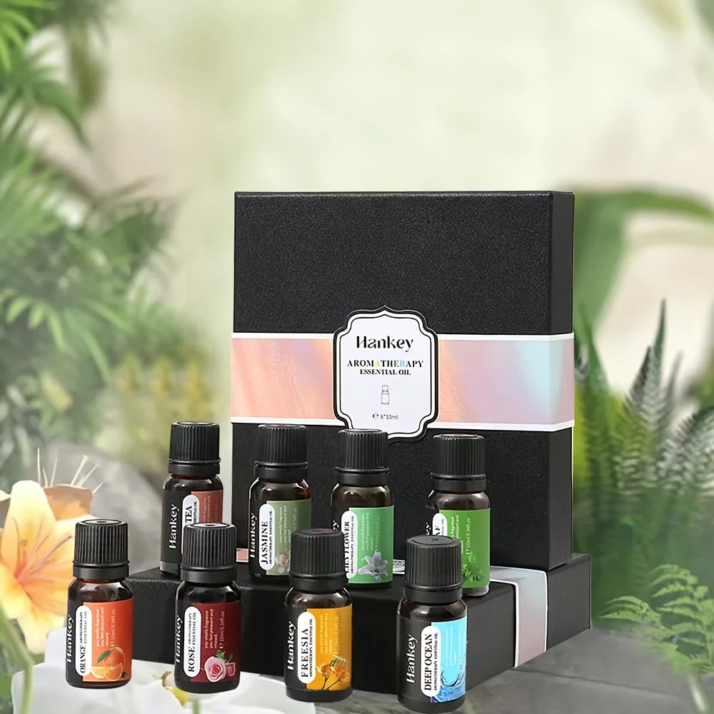 6-Piece Essential Oil Set with 6 Fragrance Options -Oils for Aromatherapy, Used For Diffuser Aroma