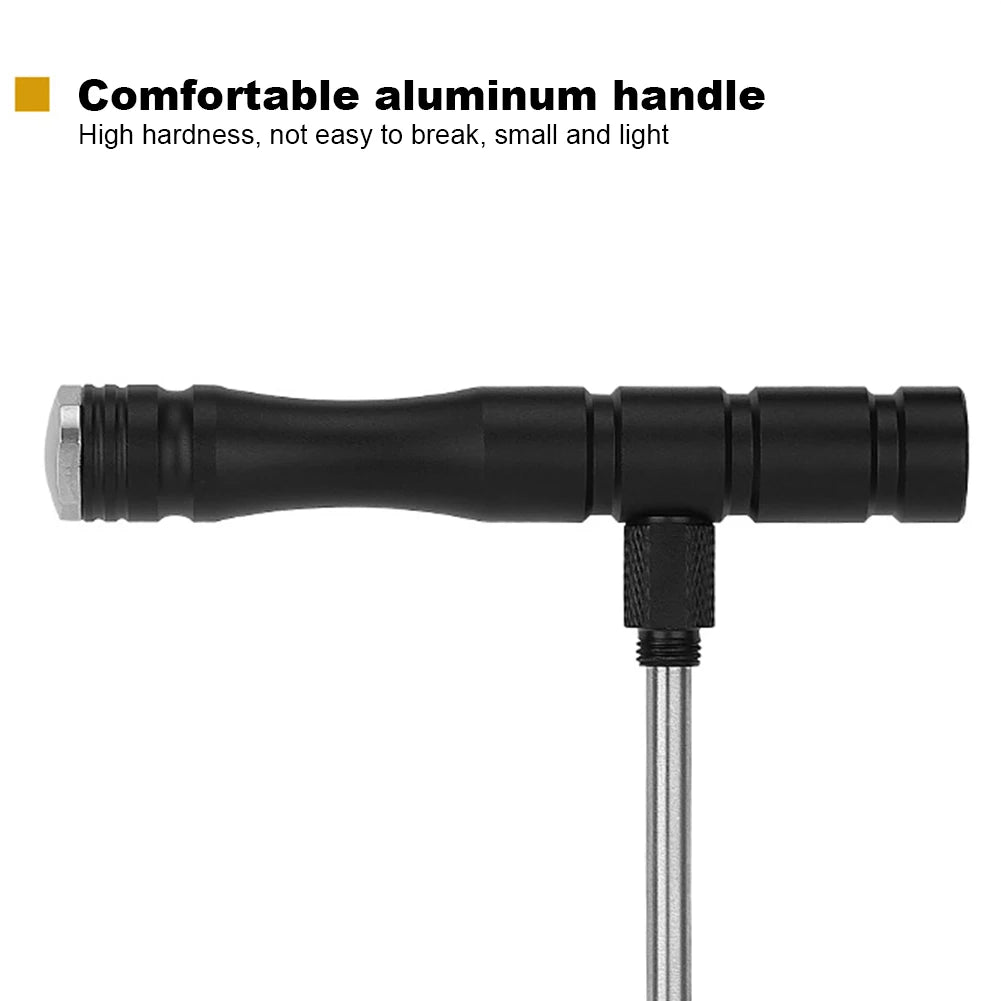 Fish Venting Tool Stainless Steel Needle Aluminum Alloy Reducing Air Pressure Tool Detachable for Deep Sea Fishing
