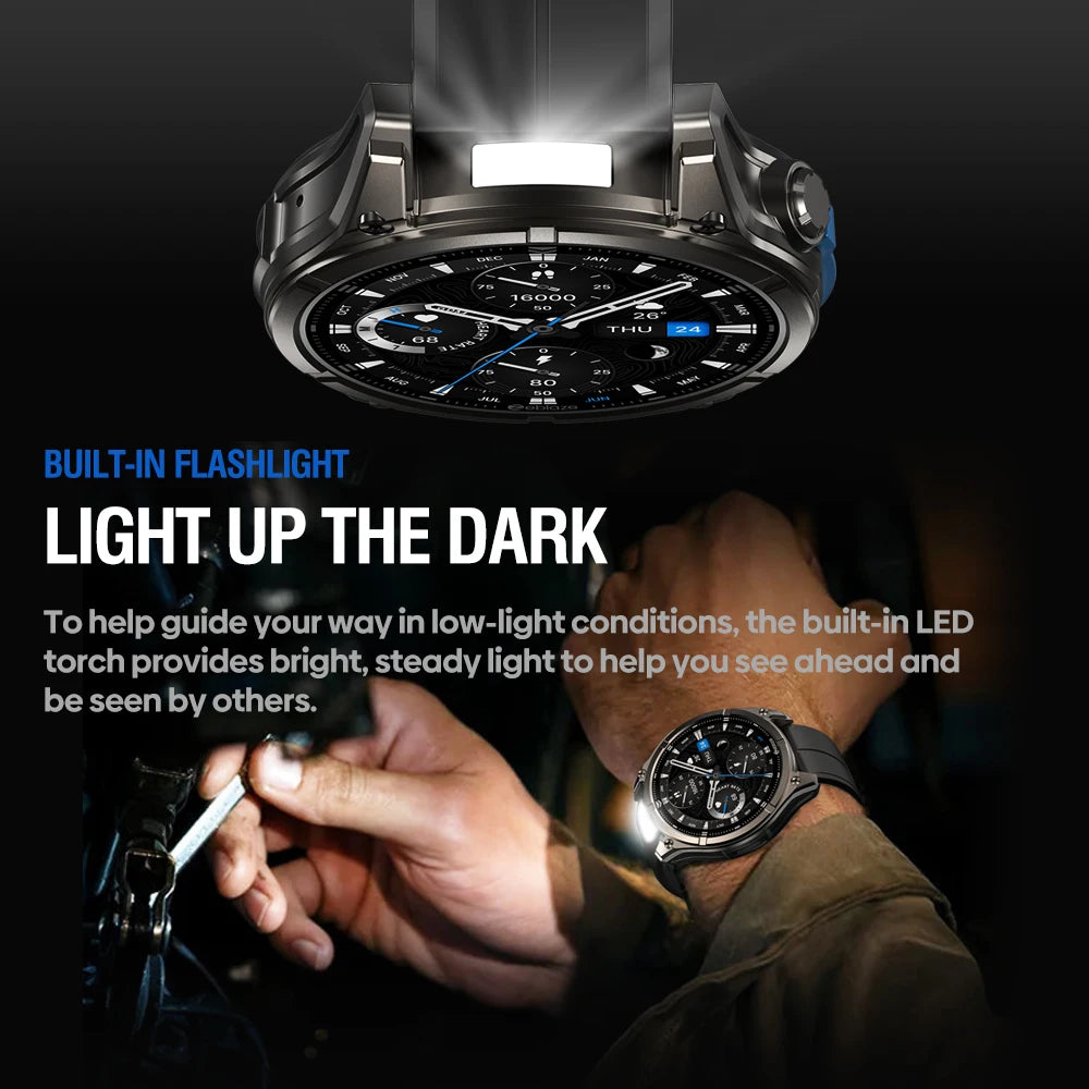 NEW 2025 Zeblaze VIBE 8 Voice Call Smart Watch 1.43" AMOLED Display Heart Rate Blood Pressure Multi-Sport Modes Smart Watch