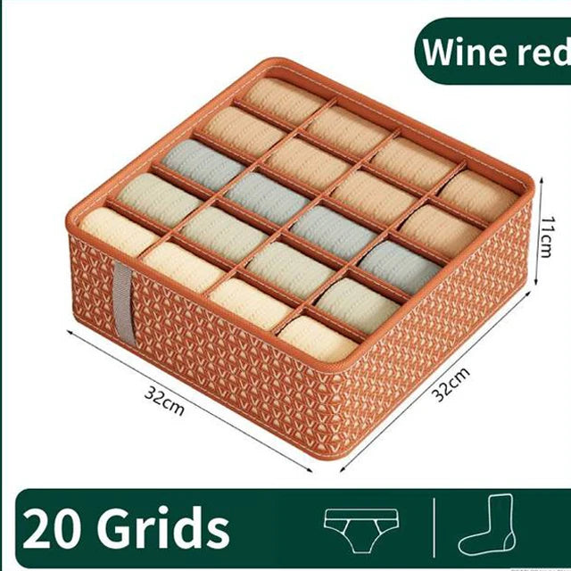 Closet Organizer Underwear Drawer Organizer Socks Bra Clothing Storage Box Wardrobe Organizer Clothes Cabinet Drawer Organizers
