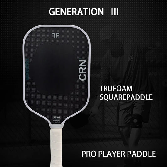 2025 Professional Pickleball Paddle 16mm T700 Carbon Fiber USAPA Certified Hybrid W Trufoam Power Spin Control Outdoor Indoor