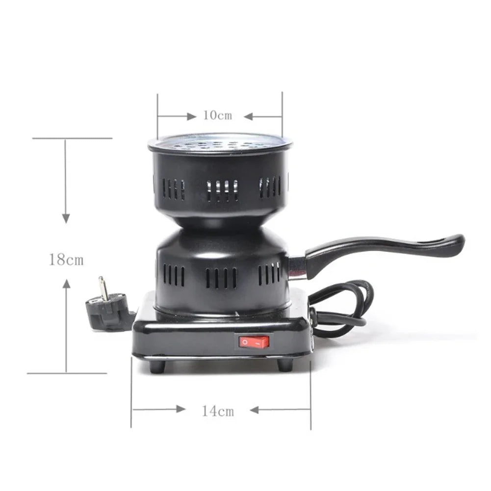 600W Electric Stove Charcoal Burner Coal Heater Shisha Hookah Heating Coal Lighter Stove for Portable Detachable BBQ Party Tool