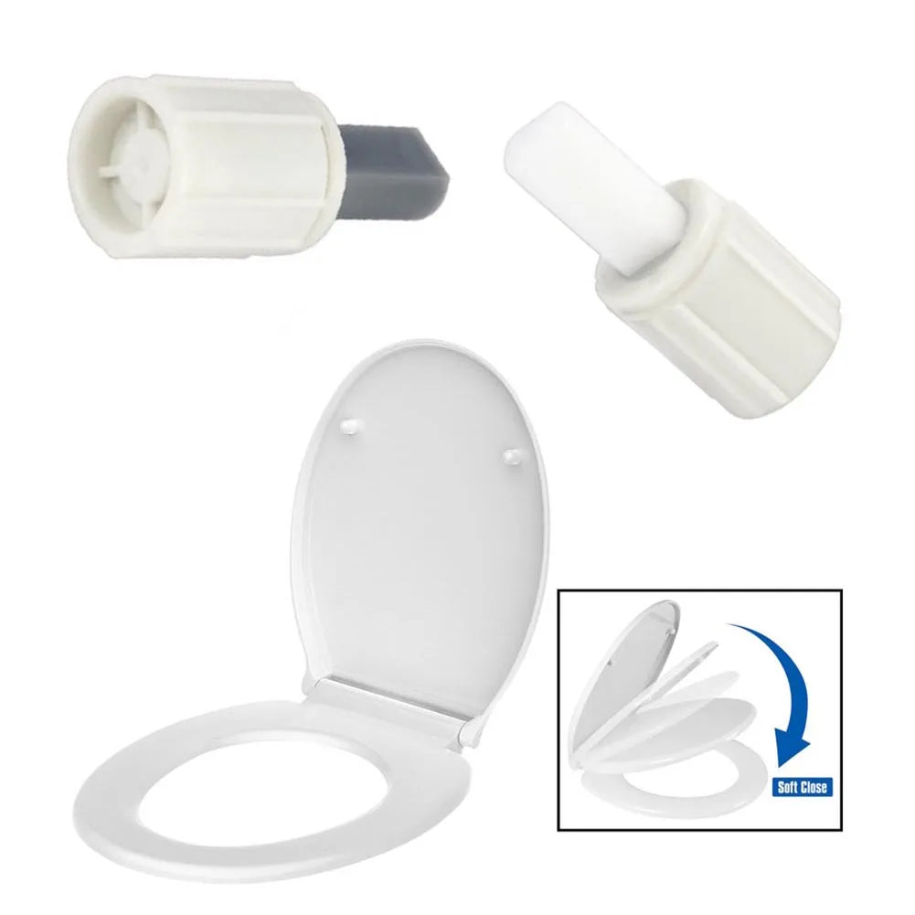 Toilet Lid Hinges Toilet Soft Close Fittings Toilet Cover Mounting Fixing Connector Replacements Parts Rotating Damper Hinges