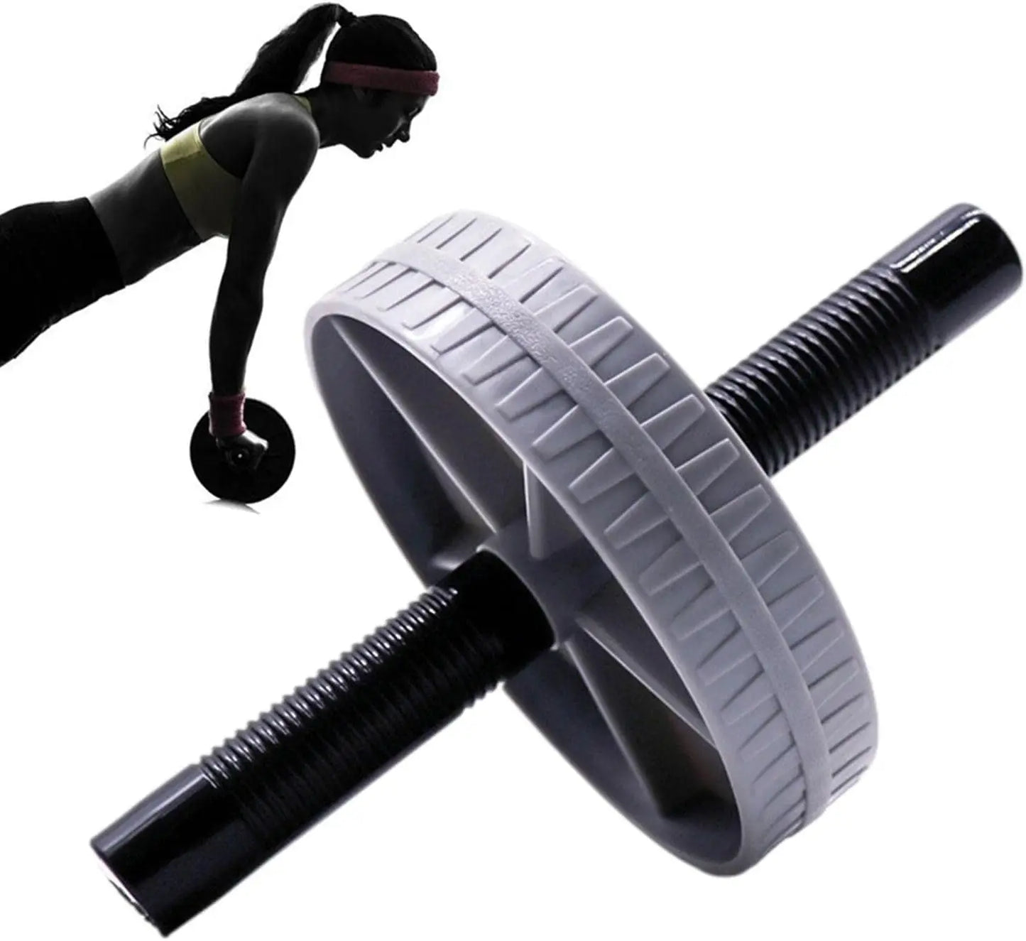Abdominal Exercise Wheel Ab Roller Comfortable Handle Training Workout Equipment for Gym Body Fitness Strength
