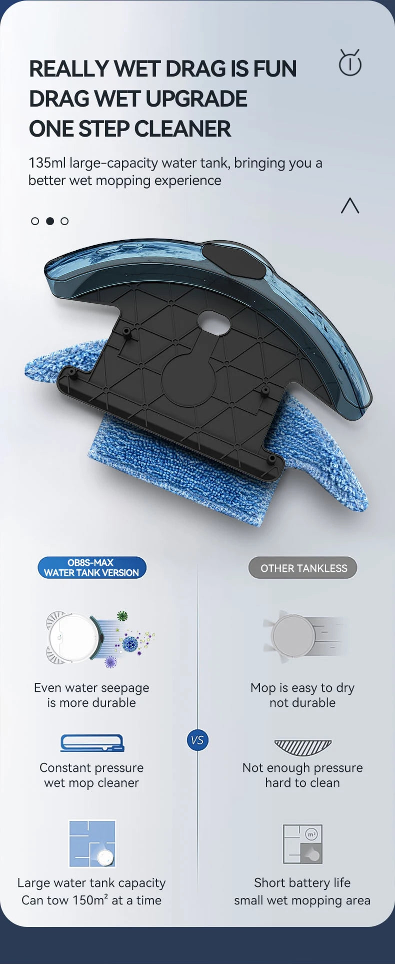 New  3 In 1 Sweeping and Vacuuming Wireless Vacuum Cleaner Smart Sweeping Robot Home Sweeper Sweeping Robots For Home