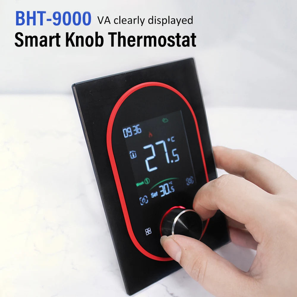 Smart WiFi Thermostat Programmable Knob Temperature Controller Electric Floor Heating Gas Boiler Thermostat for House Office