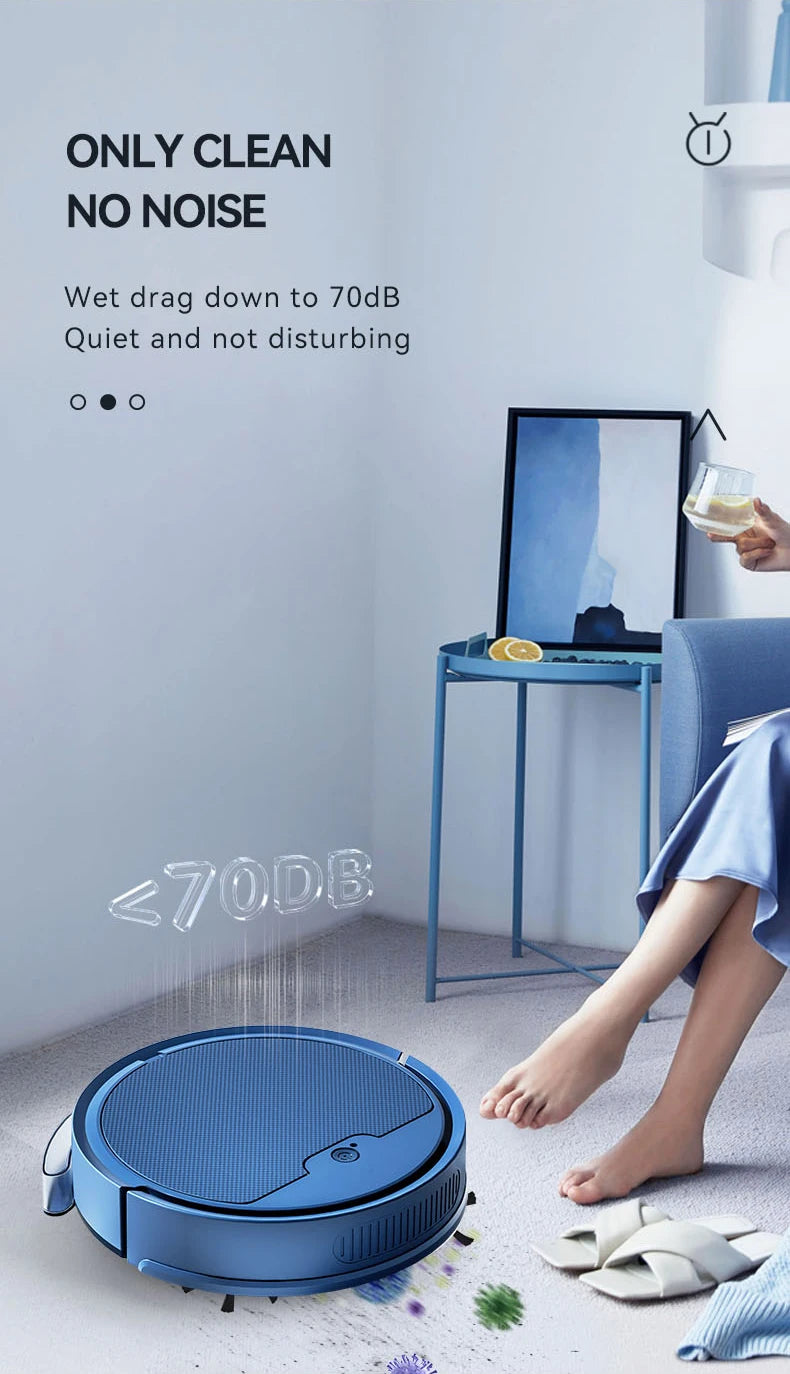 New  3 In 1 Sweeping and Vacuuming Wireless Vacuum Cleaner Smart Sweeping Robot Home Sweeper Sweeping Robots For Home