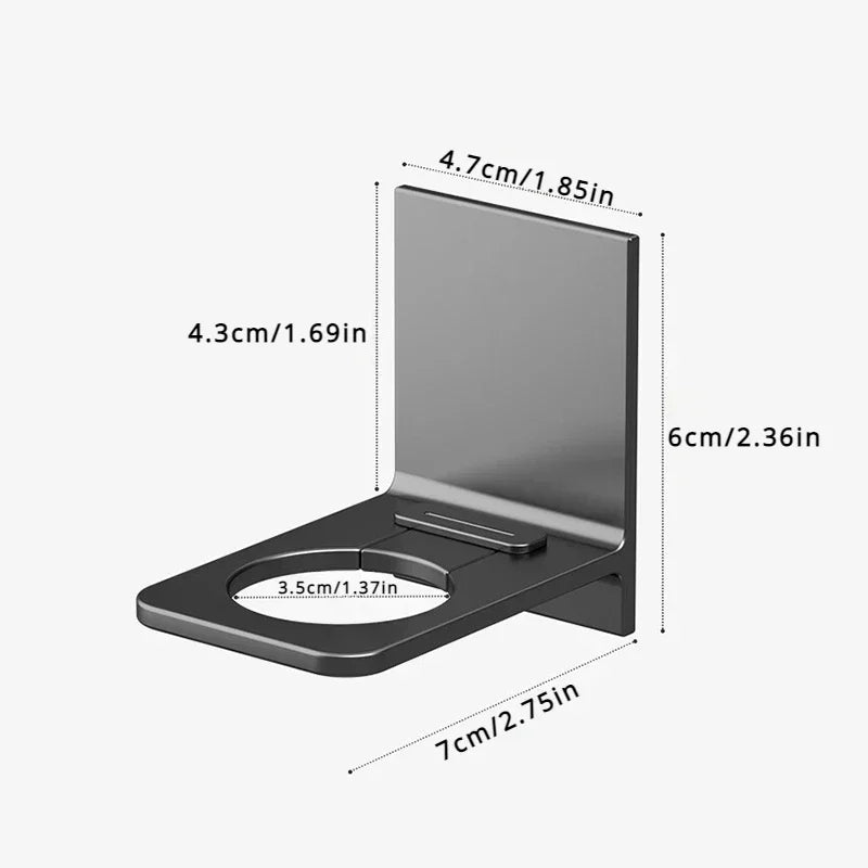 2025 Space Aluminum Shower Gel Bottle Rack Adjustable Shampoo Hanger Hook No Drill Wall Mounted Universal Soap Dispenser Holders