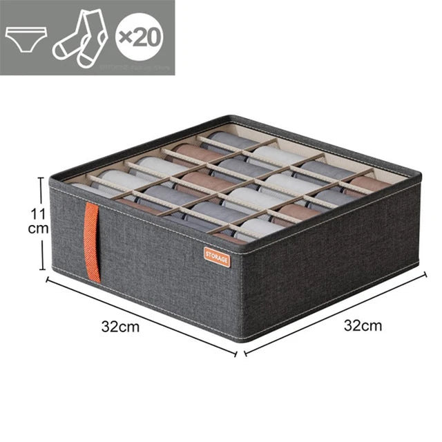 Closet Organizer Underwear Drawer Organizer Socks Bra Clothing Storage Box Wardrobe Organizer Clothes Cabinet Drawer Organizers