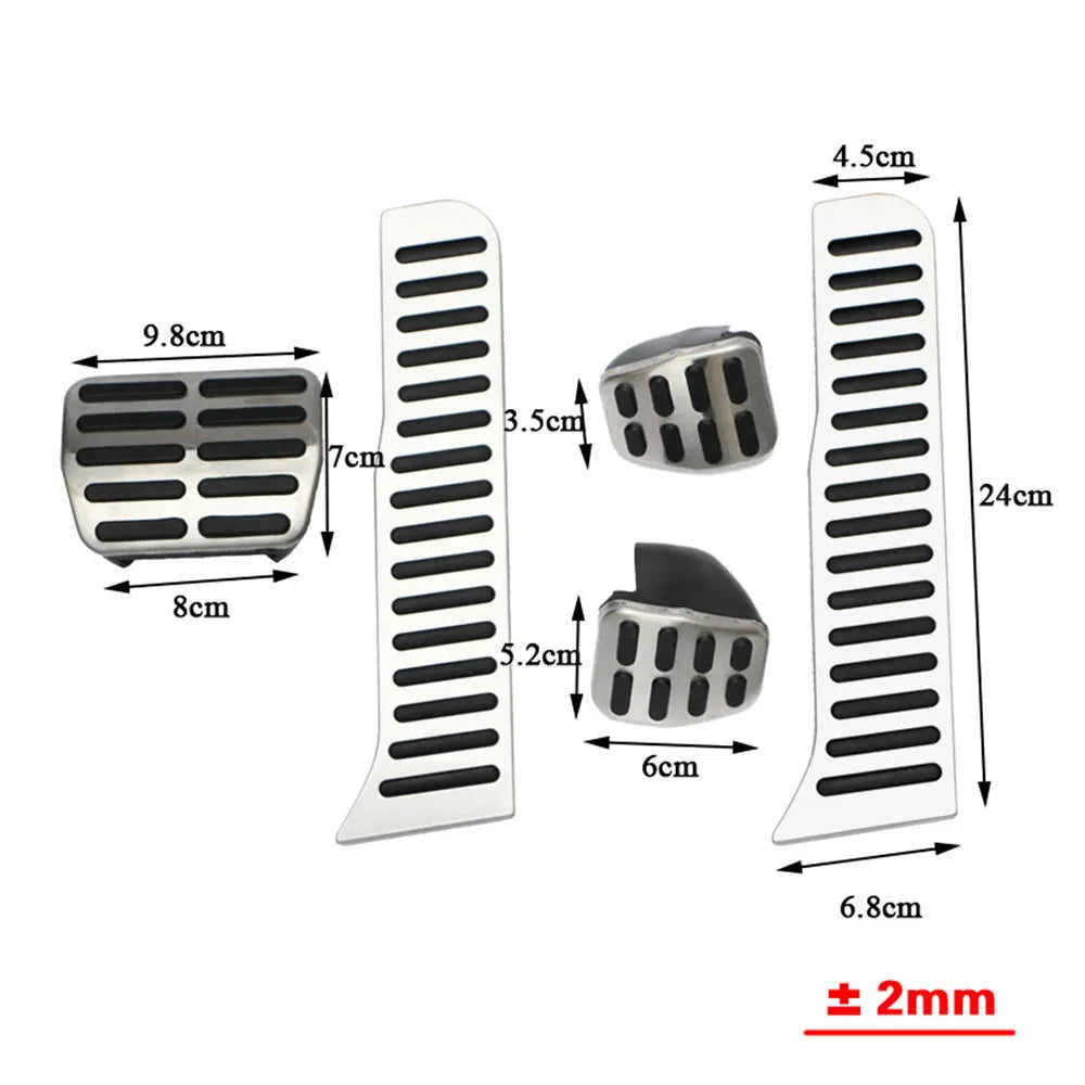 Car Pedals for Volkswagen Golf 5 6 MK5 MK6 Scirocco CC Passat B6 B7 Shara Tiguan for Jetta Mk6 Touran Vento Rabbit