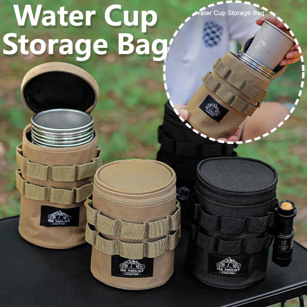 Travel Storage Bag Lightweight Sundries Storage Bag with Hanging Holes Camping Accessory Bag with Handle for Outdoor Travel