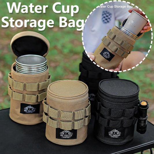 Travel Storage Bag Lightweight Sundries Storage Bag with Hanging Holes Camping Accessory Bag with Handle for Outdoor Travel