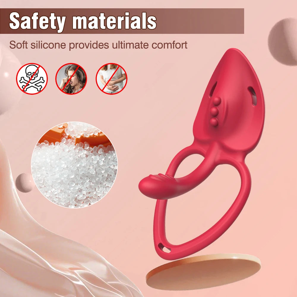 App Control Wearable Panty Vibrator Female 9 Vibration with Wireless Control Penis Ring Clitoral Stimulator Adult Sexy Toys 18+