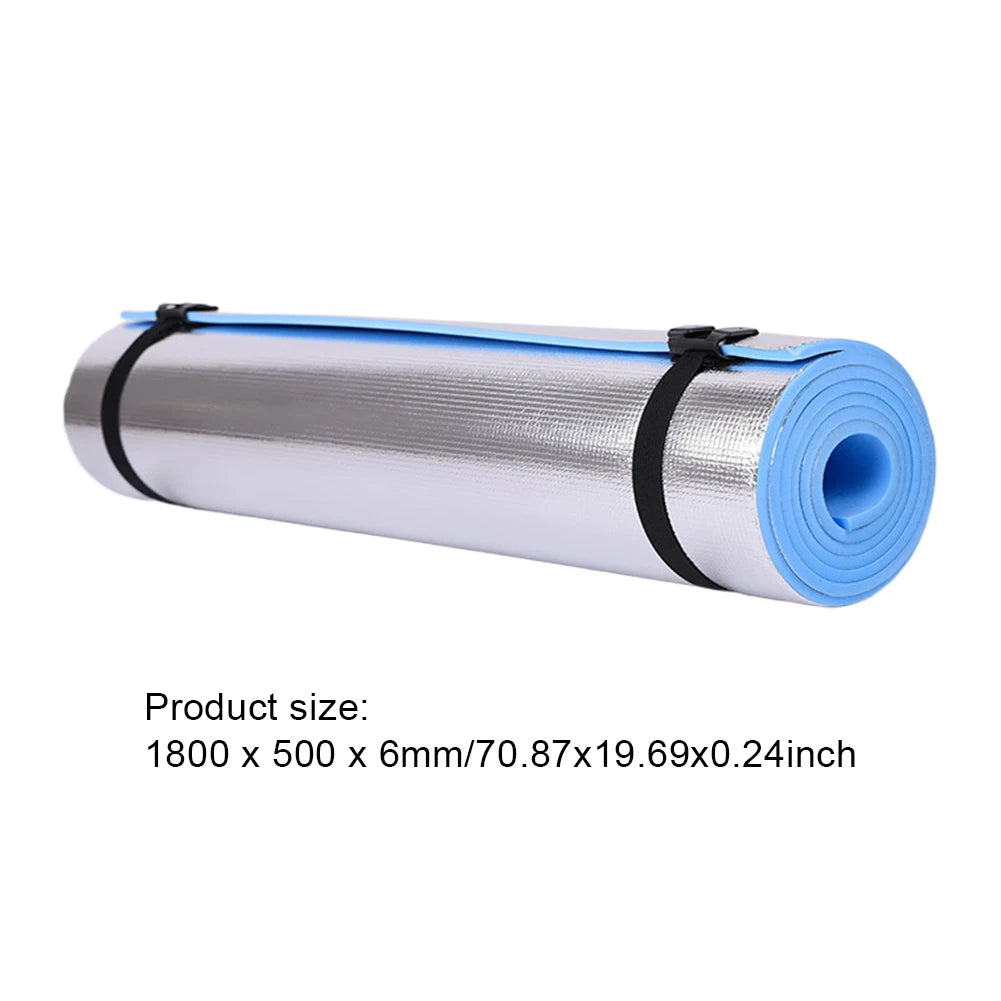 Yoga Mat Anti-skid Sports Fitness EVA 1/0.6CM Thick Fitness Yoga Mat for Exercise Yoga and Pilates Gymnastics Mat with Bandage