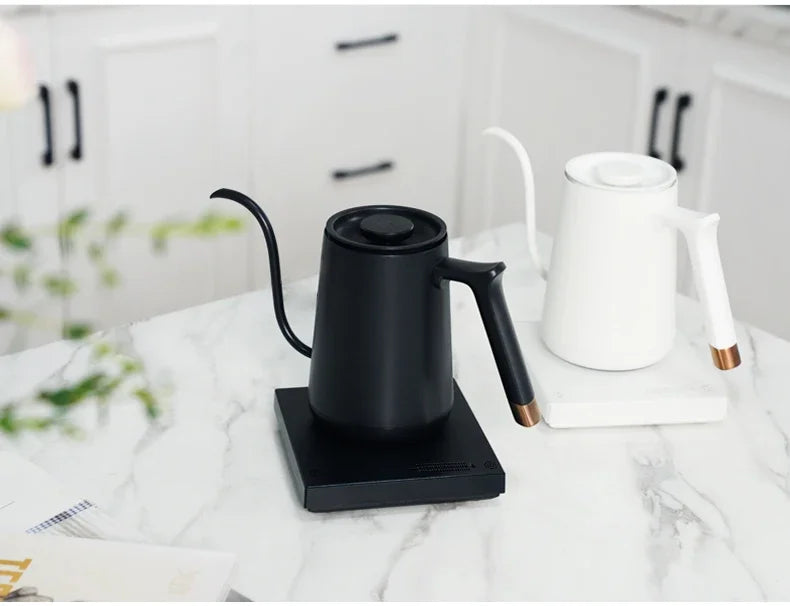 Timemore Fish Smart Electric Pour Over Kettle 600ml 220v Fine Mouth Temperature Control Customize Hand Brew Coffee Pot