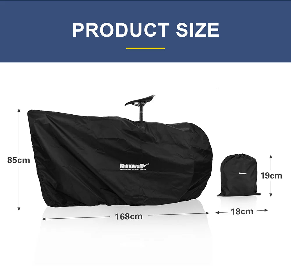 Rhinowalk Road Bicycle Storage Bag Cover Portable Fits 27.5" And below MTB/700C Road Bike Light Bike Travel Carry Shoulder Bag
