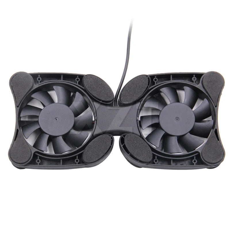 1PC Foldable USB Cooling Fan CPU Cooler Mini Octopus Notebook Cooler Pad Quiet Stand Double Fans for 7-15 inch Notebook Laptop
