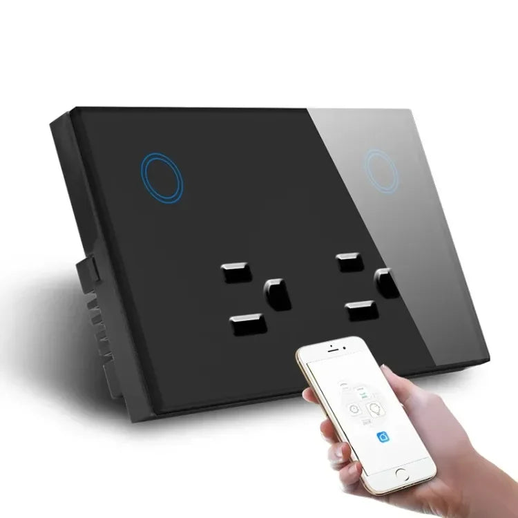 Melery WIFI Smart Wall Socket US Electrical Plug Outlet Power Monitoring Touch Switch Wireless Remote,Alexa Google Home Kitchen