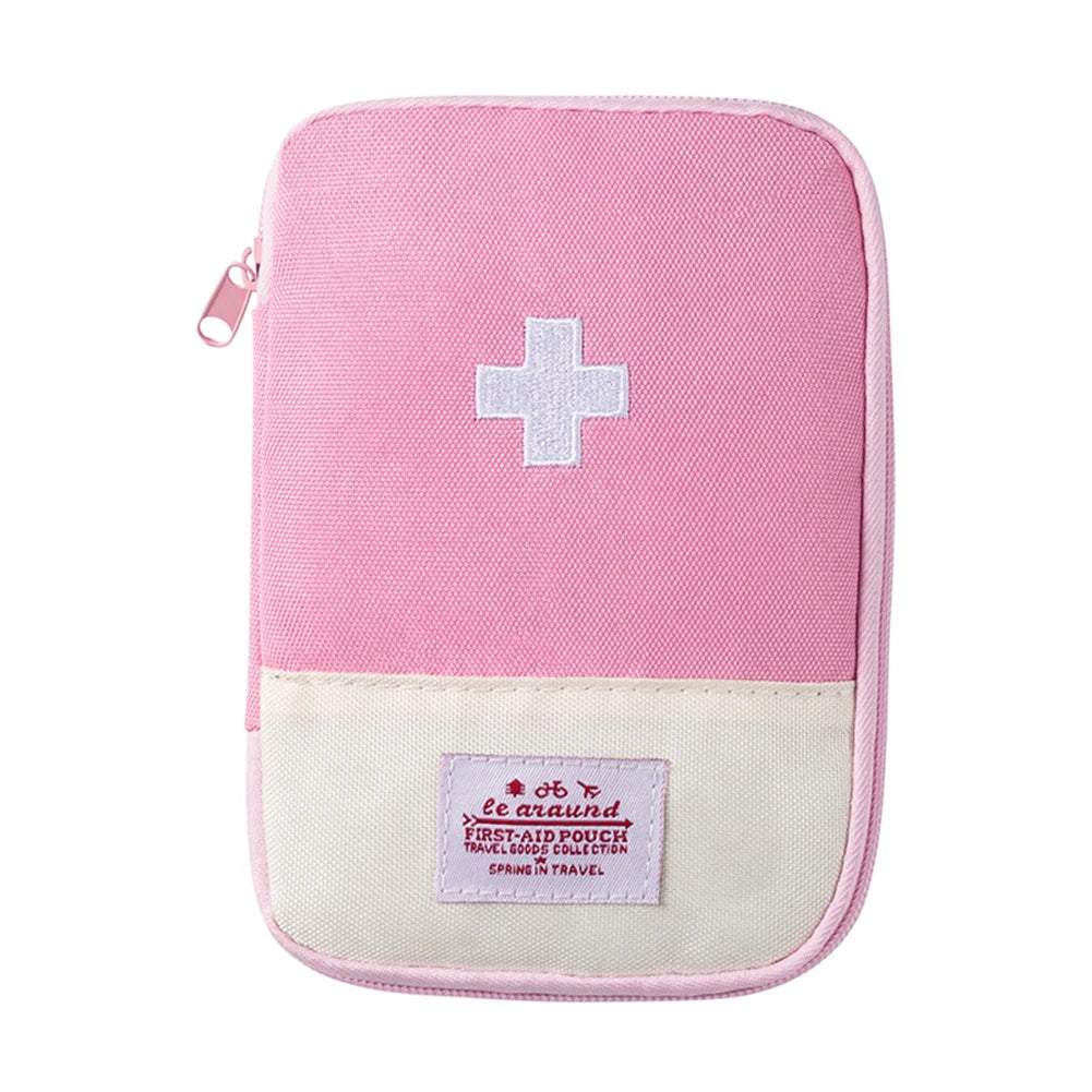 Mini First Aid Pouch Portable Small Emergency Medicine Storage Bag Medicine Bag for Outdoor Camping Hiking Home Travel Emergency