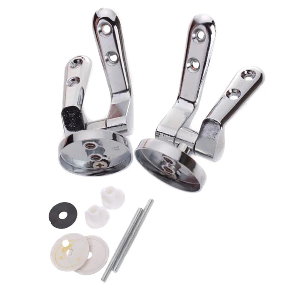 1 Set Standard Replacement Parts Toilet Seat Hinges Toilet Fixing Mountings