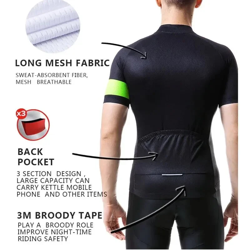 X-TIGER Men Cycling Jersey Breathable MTB Road Bike Coat Short Sleeves Bike Clothing Cycling Jacket Ciclismo Bicycle Shirts