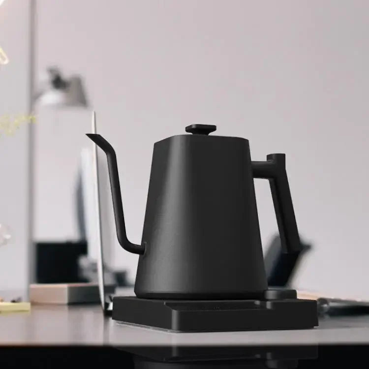 Intelligent Temperature Controlled Hand Brewed Coffee Pot Stainless Steel Fine Mouthed Electric Heating Water Insulation Kettle