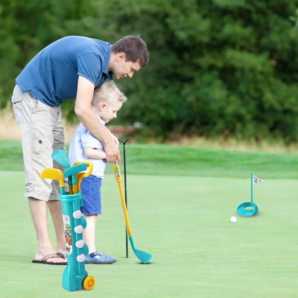 Mini Putter Golf Club Toy Funny Sports Golf Clubs Set Parent Child Educational Activities Outdoor Sports Game Toy
