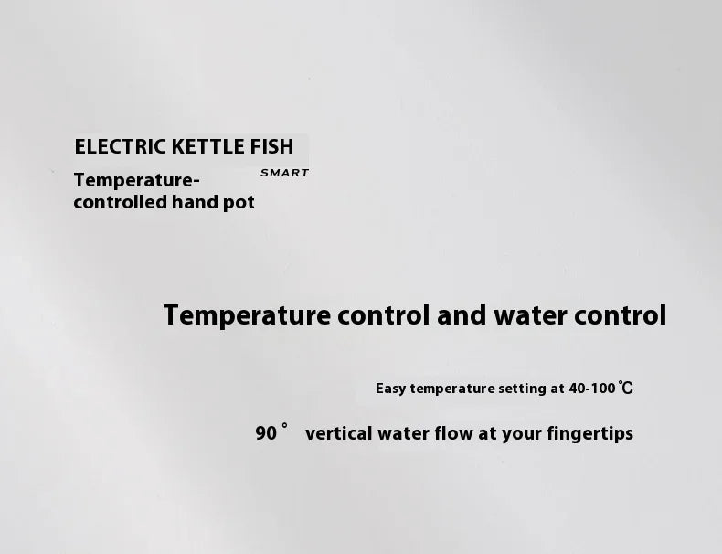 Timemore Fish Smart Electric Pour Over Kettle 600ml 220v Fine Mouth Temperature Control Customize Hand Brew Coffee Pot