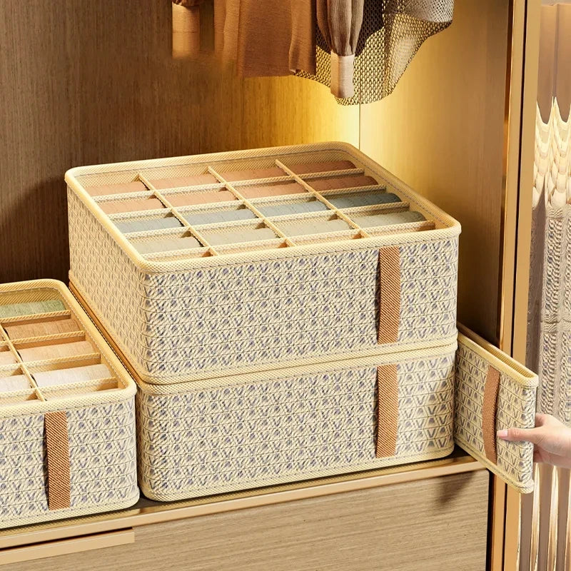 Closet Organizer Underwear Drawer Organizer Socks Bra Clothing Storage Box Wardrobe Organizer Clothes Cabinet Drawer Organizers