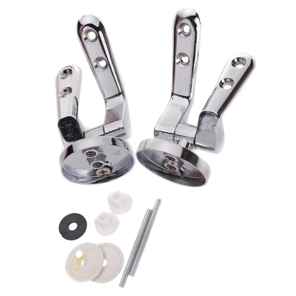 1 Set Standard Replacement Parts Toilet Seat Hinges Toilet Fixing Mountings