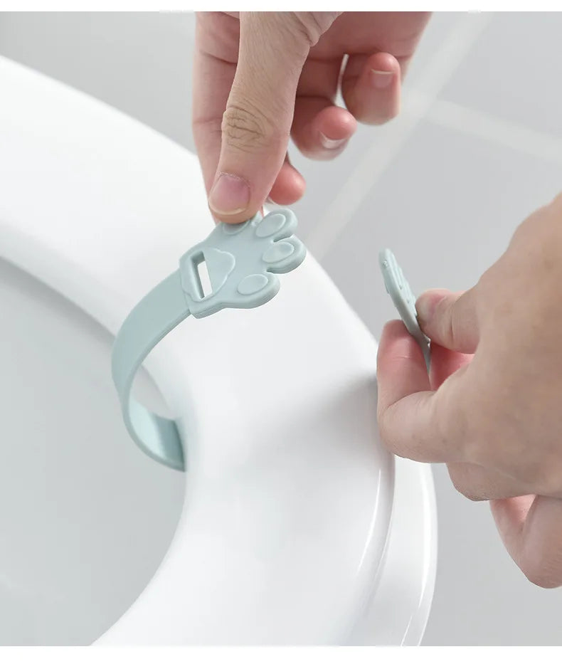 Toilet Lid Lifter Toilet Lid Lift Handle Accessories Household Toilet Seat Flip Lid Handle To Prevent Dirty Hands for Bathroom