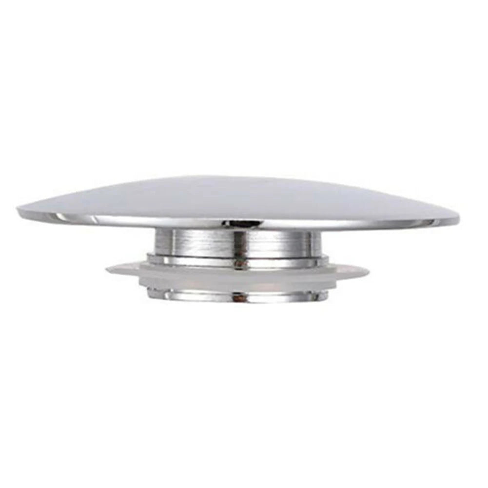 Brass Chrome Pop Up Basin Waste Drain Filter Bathroom Sink Push Button Click Clack Plug Hair Catcher Bathtub Drain Stopper